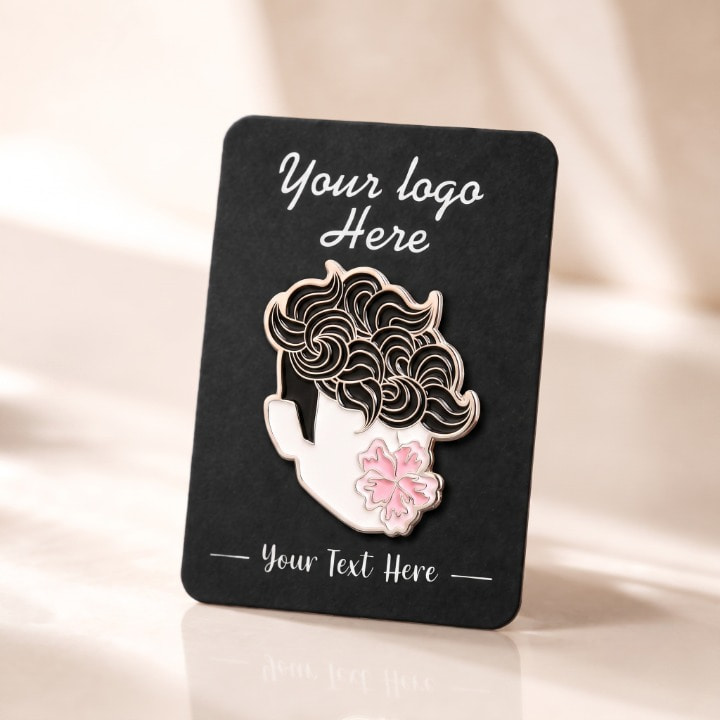 Portrait Soft Enamel Pins