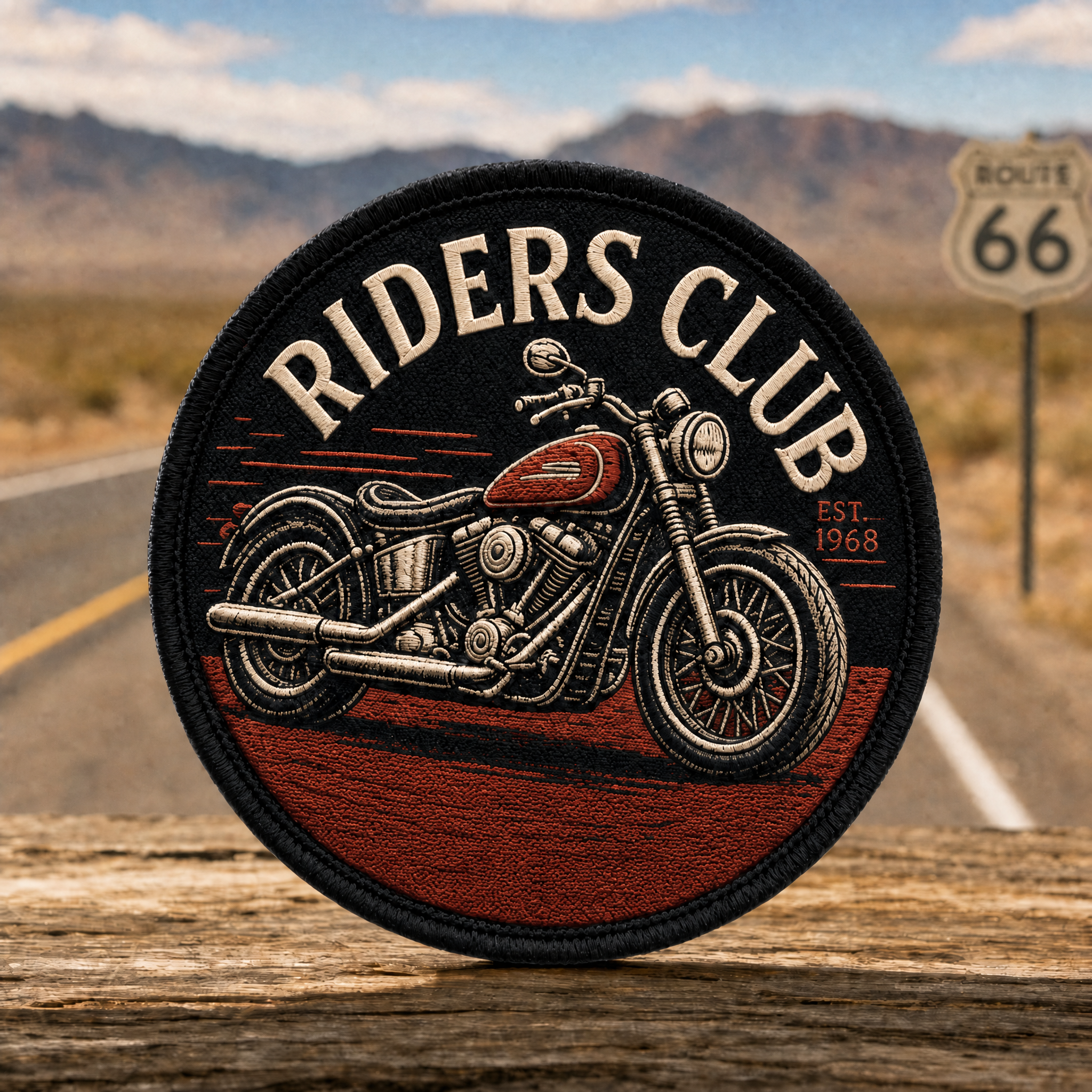 RIDERS CLUB Full Embroidered + Full Printed Patches