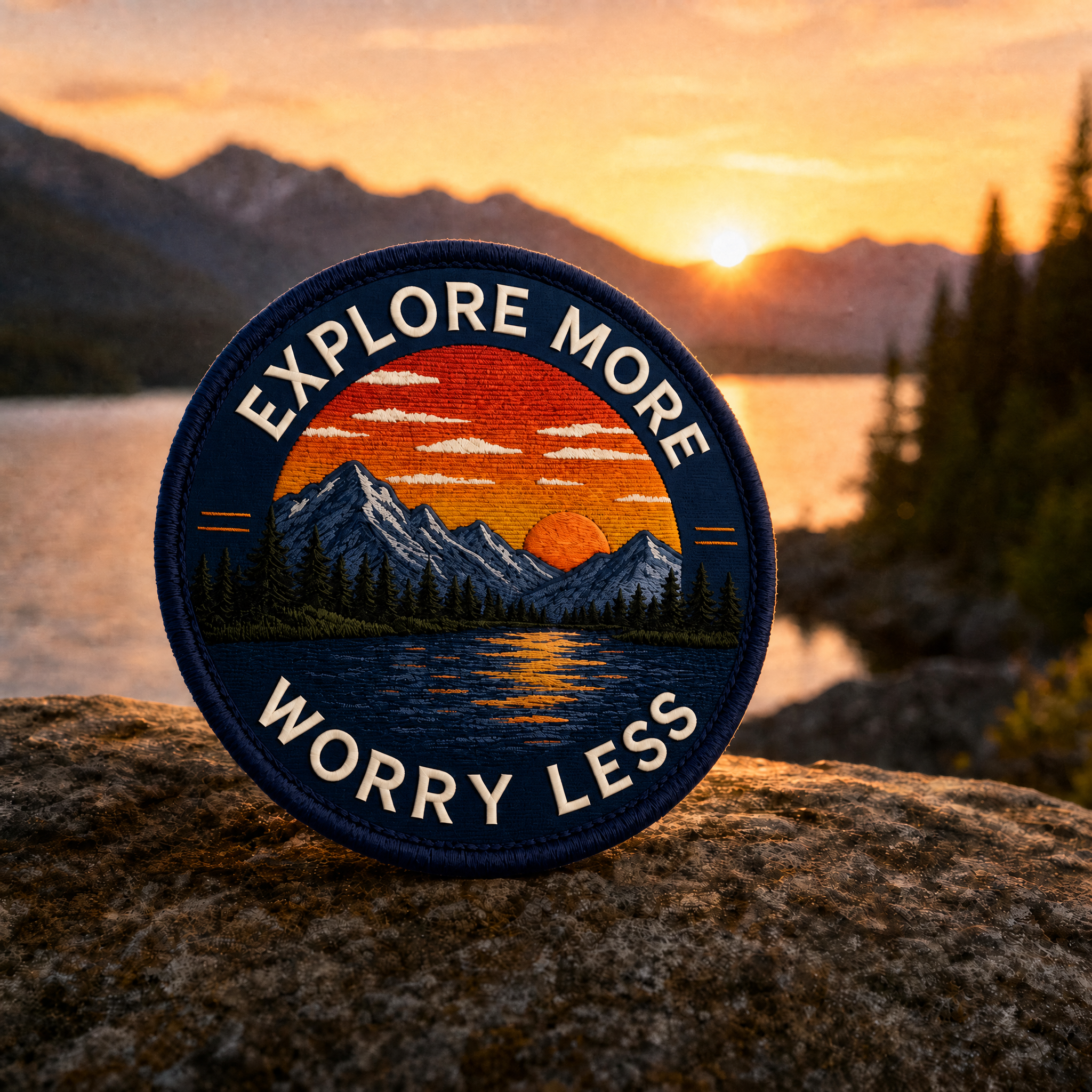 EXPLORE MORE Full Embroidered + Full Printed Patches