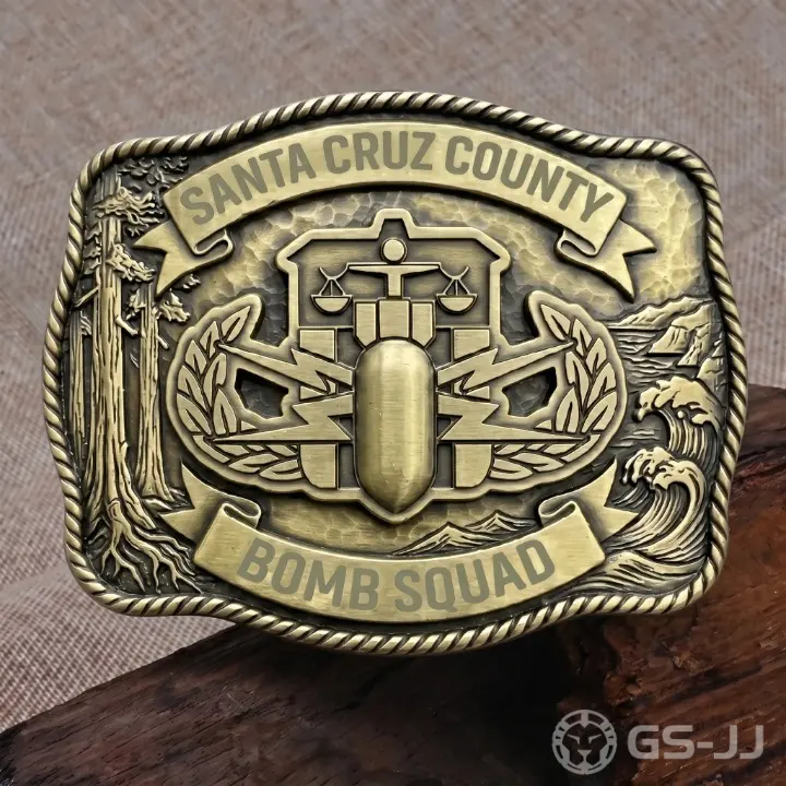 County Bomb Squad Western Belt Buckles County Bomb Squad Western Belt Buckles