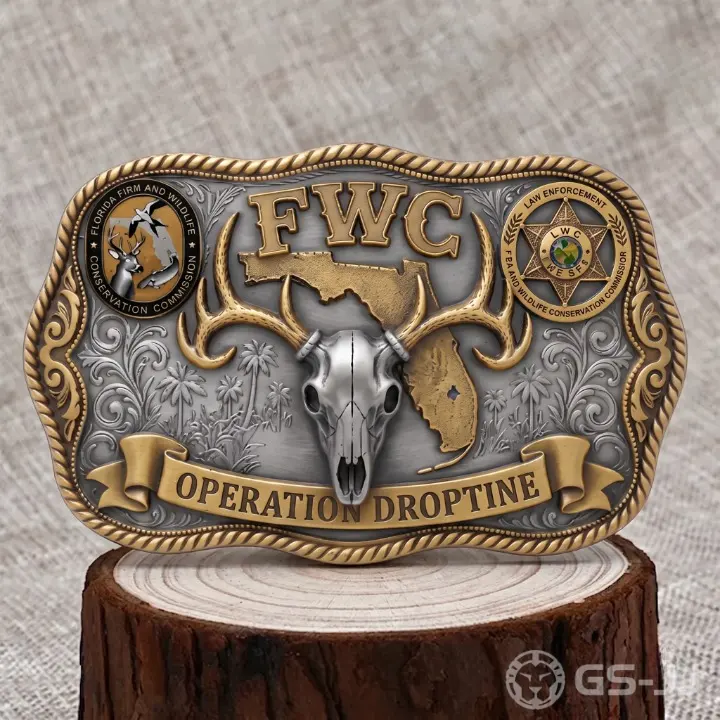 FWC Deer Skull Western Belt Buckle FWC Deer Skull Western Belt Buckle