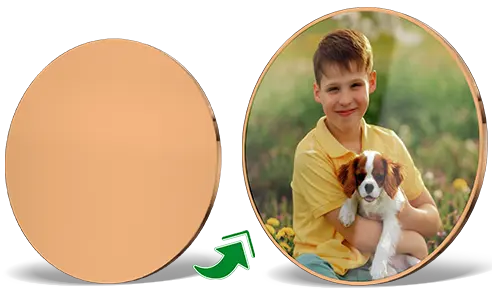 Personalized Shiny Copper Ball Markers Personalized Shiny Copper Ball Markers