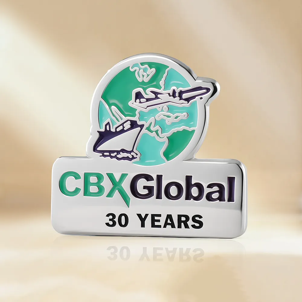 Custom CBXGlobal 30th Anniversary Corporate Lapel Pin Custom CBXGlobal 30th Anniversary Corporate Lapel Pin