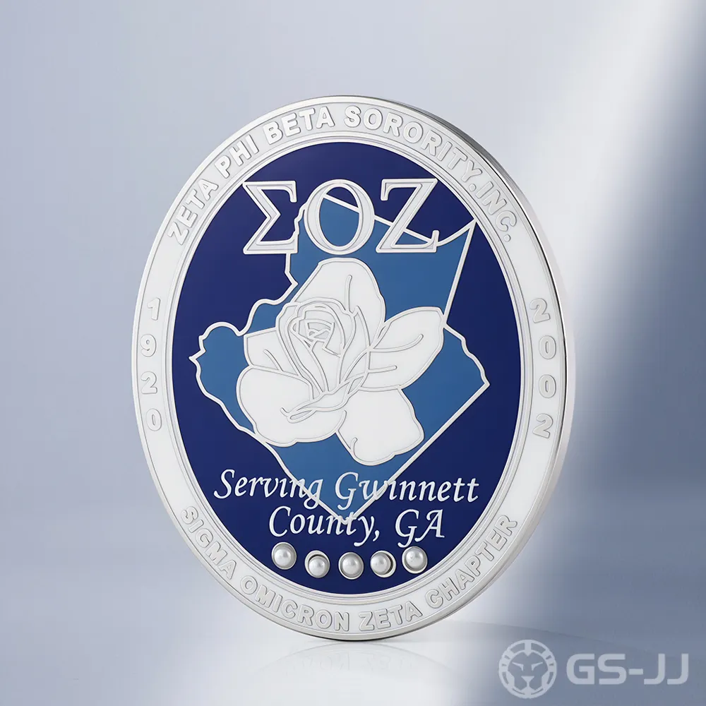 Custom Zeta Phi Beta Corporate Lapel Pin Custom Zeta Phi Beta Corporate Lapel Pin
