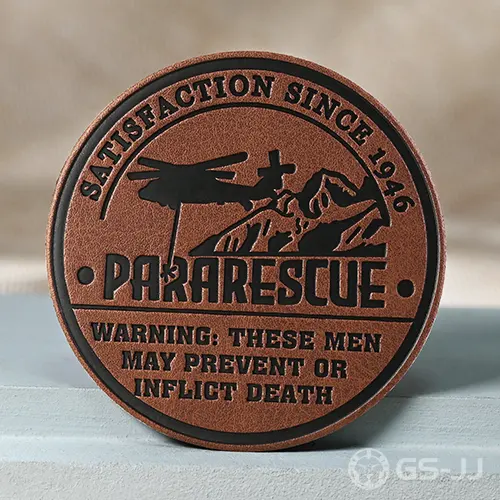 USAF Pararescue Search Rescue Leather Patch USAF Pararescue Search Rescue Leather Patch