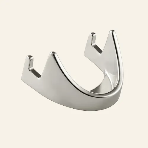 Metal Coin Stand - Shiny Silver Metal Coin Stand - Shiny Silver