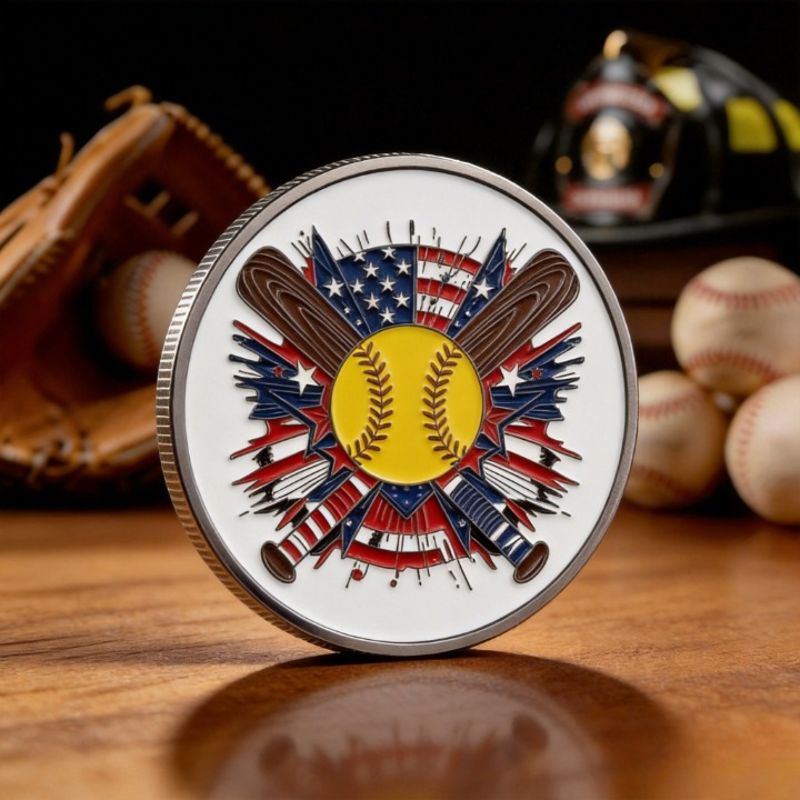 Custom Engagement Ring Style Wedding Challenge Coin