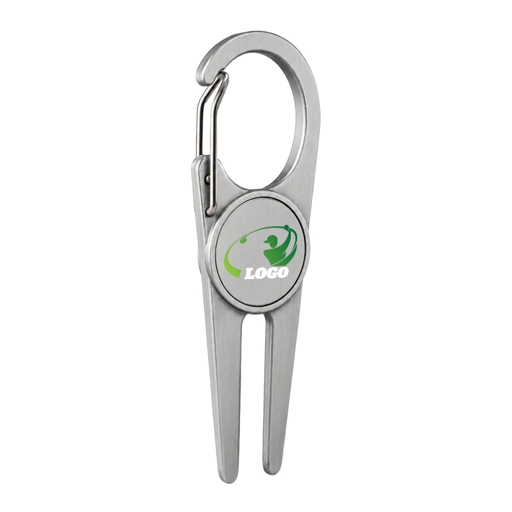 Emster Golf Divot Tool Antique Silver with Logo Emster Golf Divot Tool Antique Silver with Logo