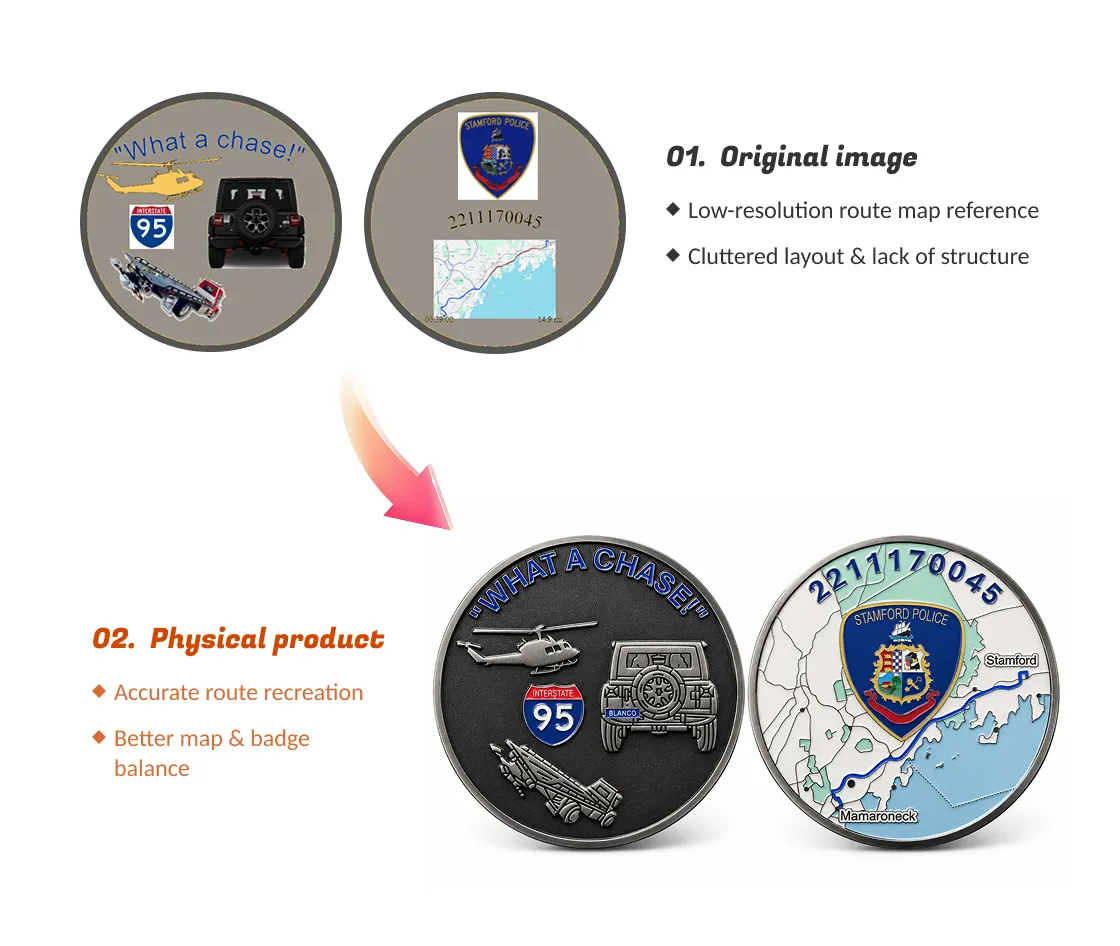 Recreating Intricate Maps and Badges on Custom Metal Coins