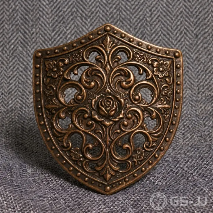 Vintage Hollow Rose Shield Belt Buckles for Women Vintage Hollow Rose Shield Belt Buckles for Women