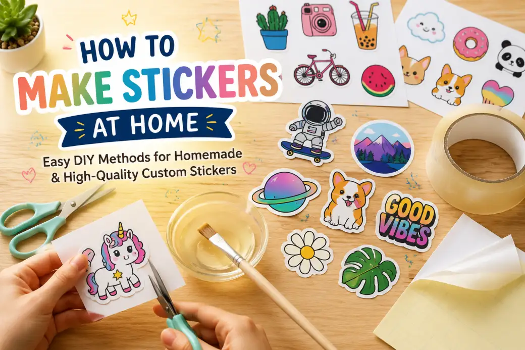 How To Make Homemade Stickers?