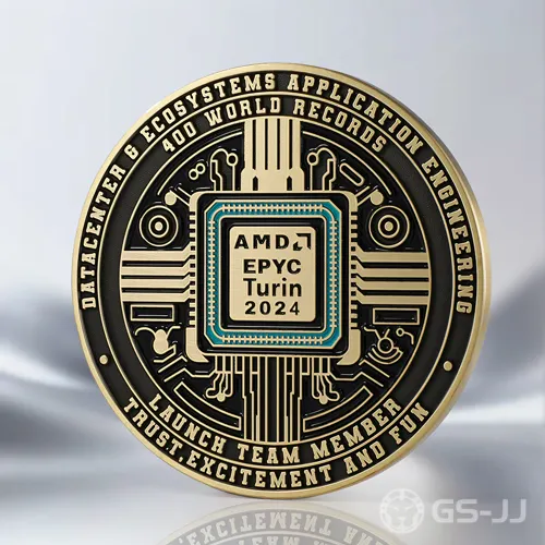 AMD EPYC Turin Challenge Coin AMD EPYC Turin Challenge Coin