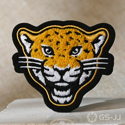 Leopard Head Chenille Patches Leopard Head Chenille Patches