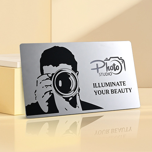 Photographer Metal NFC Business Cards