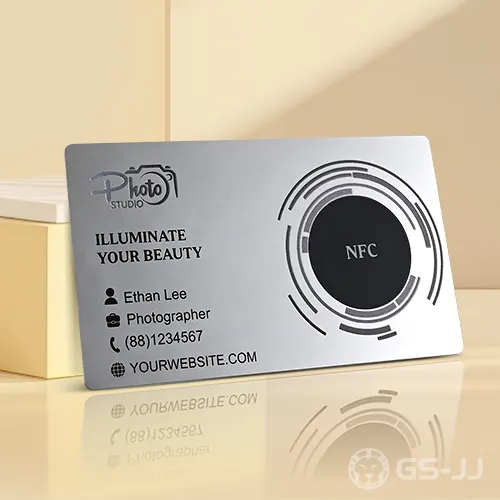 Photographer Metal NFC Business Cards Photographer Metal NFC Business Cards