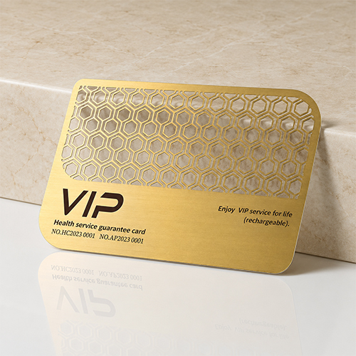VIP Gold Stainless Steel Business Cards