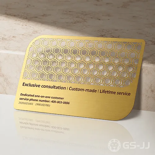 VIP Gold Stainless Steel Business Cards VIP Gold Stainless Steel Business Cards