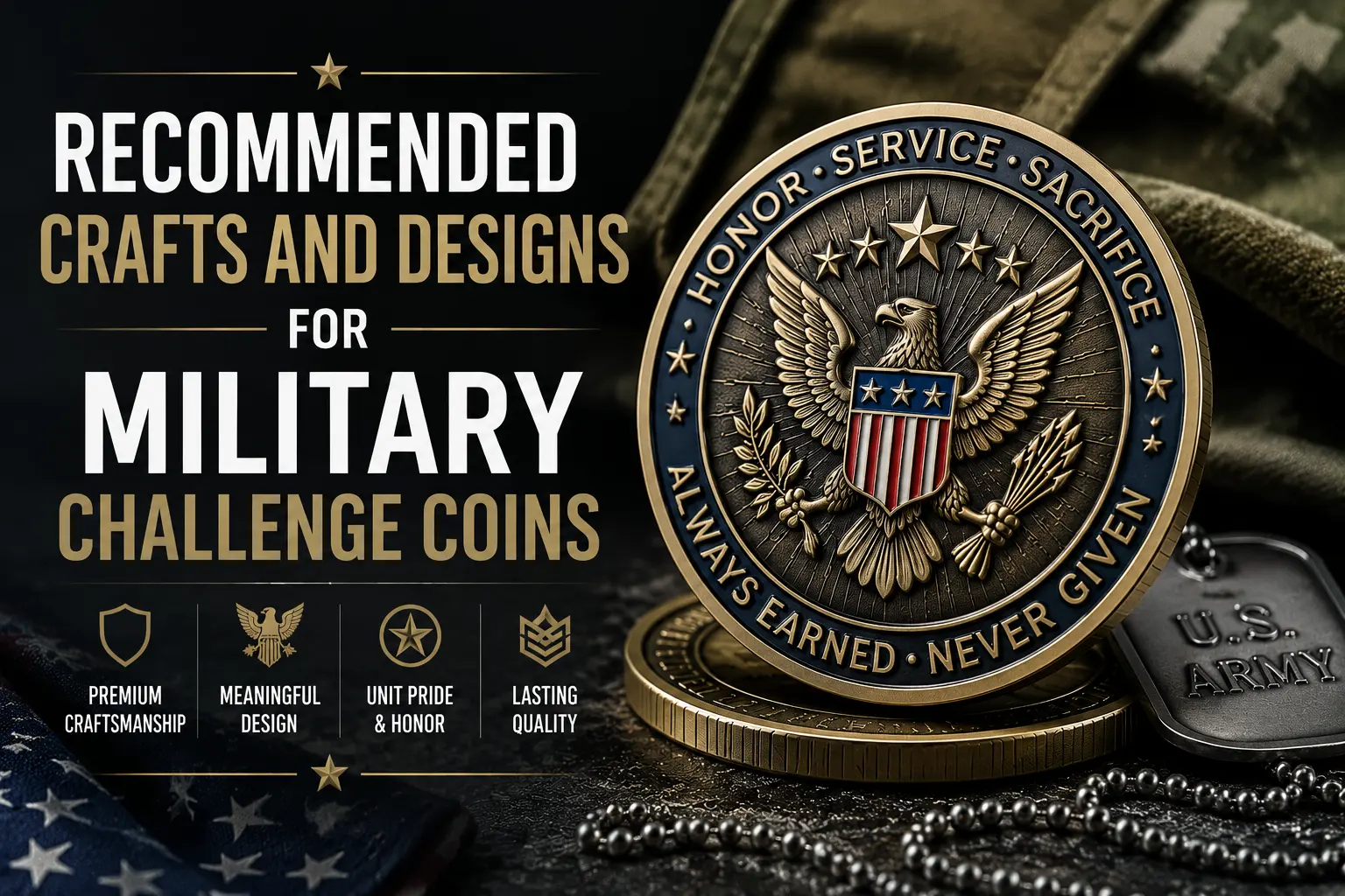 Recommended Crafts and Designs for Military Challenge Coins