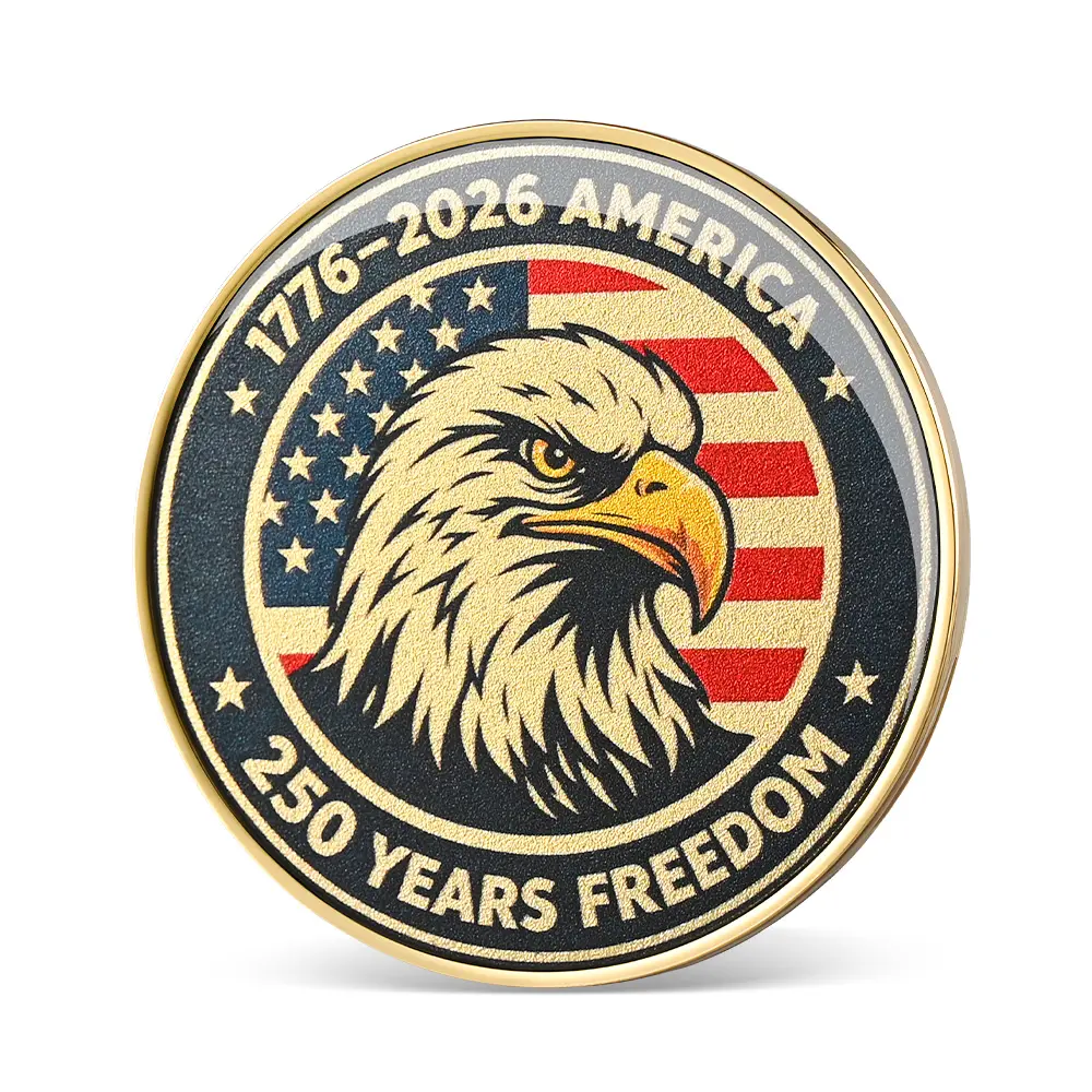 Custom Transparent UV Printed Coins 4