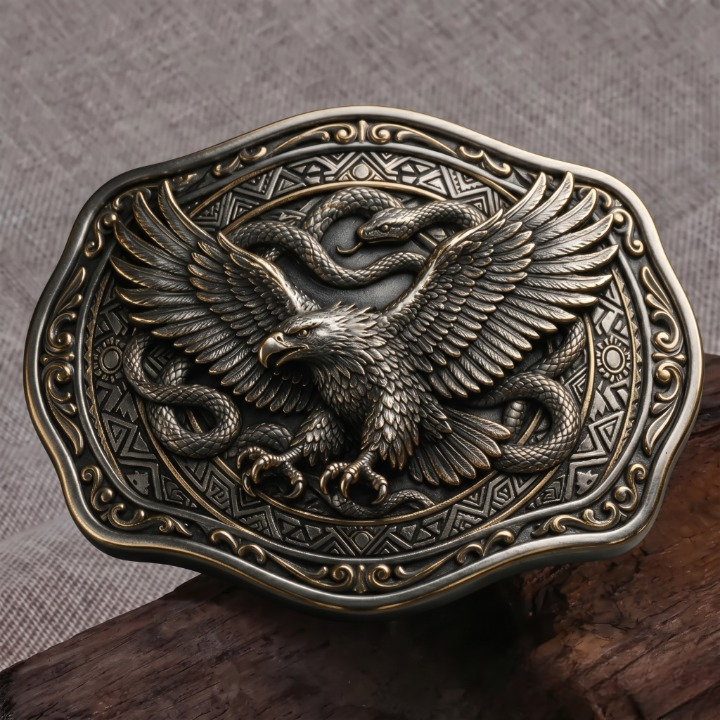 Eagle Snake Southwest Cowboy Belt Buckles
