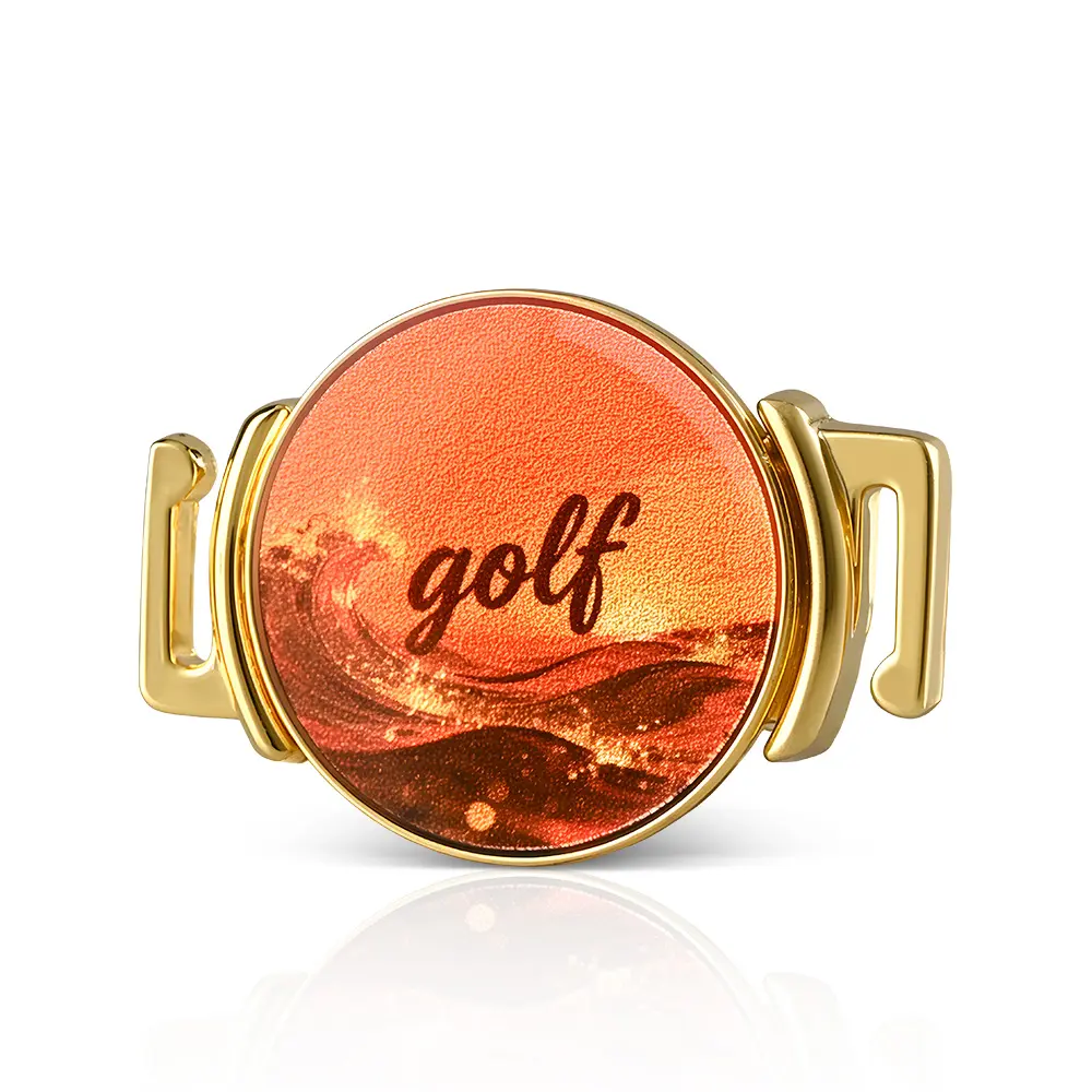 Golf Ball Marker Shoe Clips 2 Golf Ball Marker Shoe Clips 2