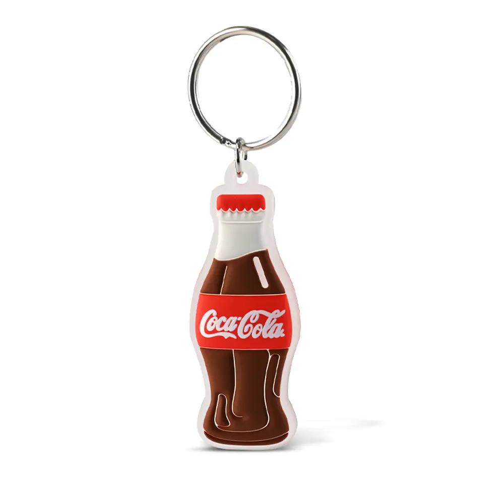 Transparent Color PVC Keychains 2 Transparent Color PVC Keychains 2