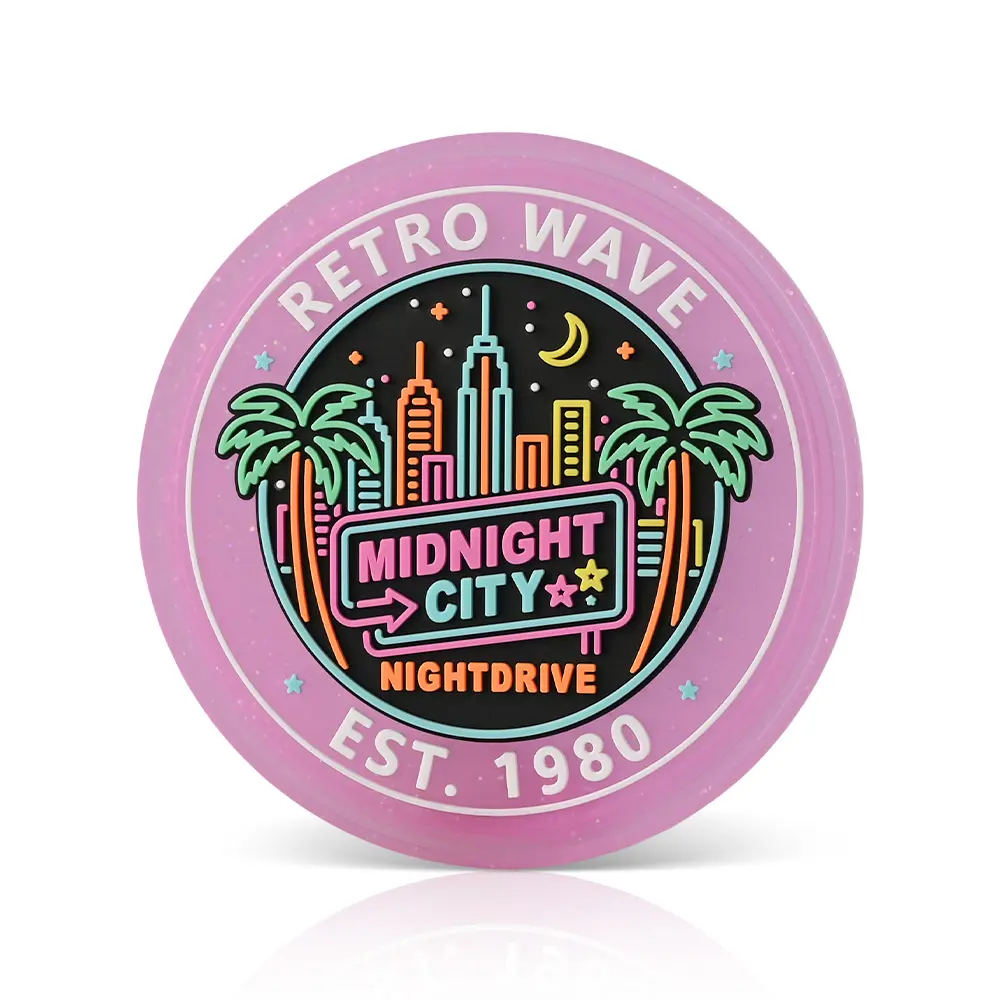 Transparent Glitter PVC Patches
