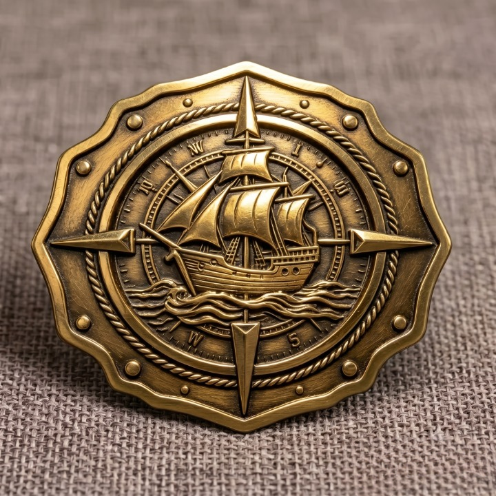 Vintage Compass Adventure Belt Buckles For Men