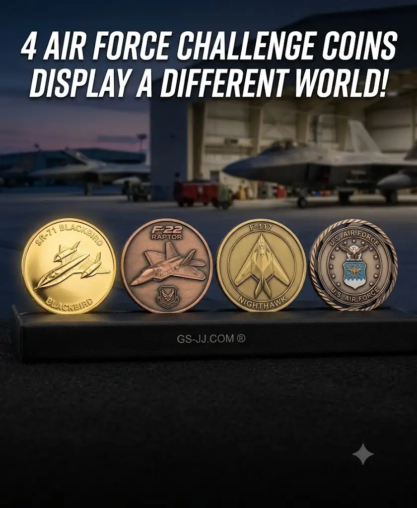 4 Air Force Challenge Coins Display a Different World!