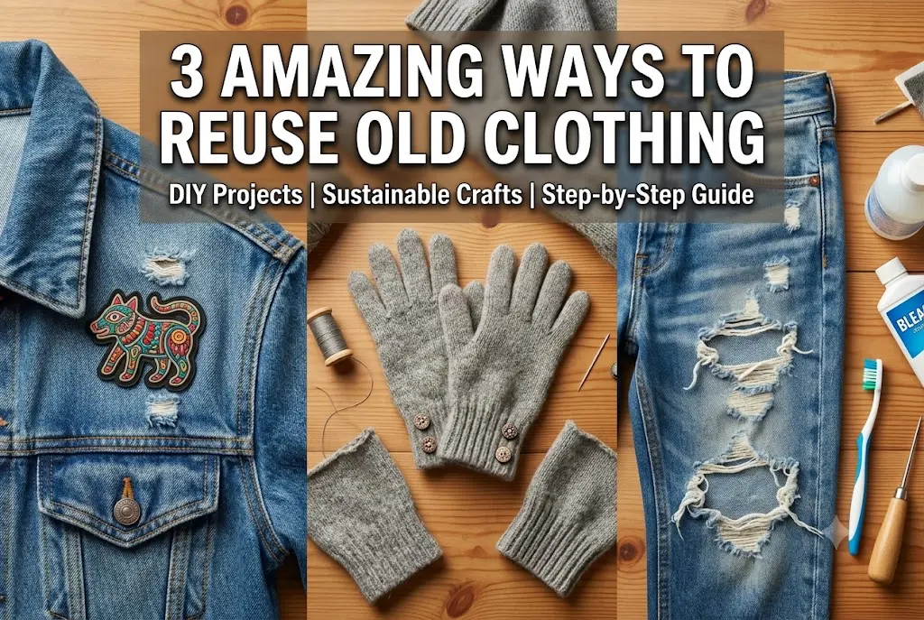 Three Amazing Ways to Reuse Old Clothing