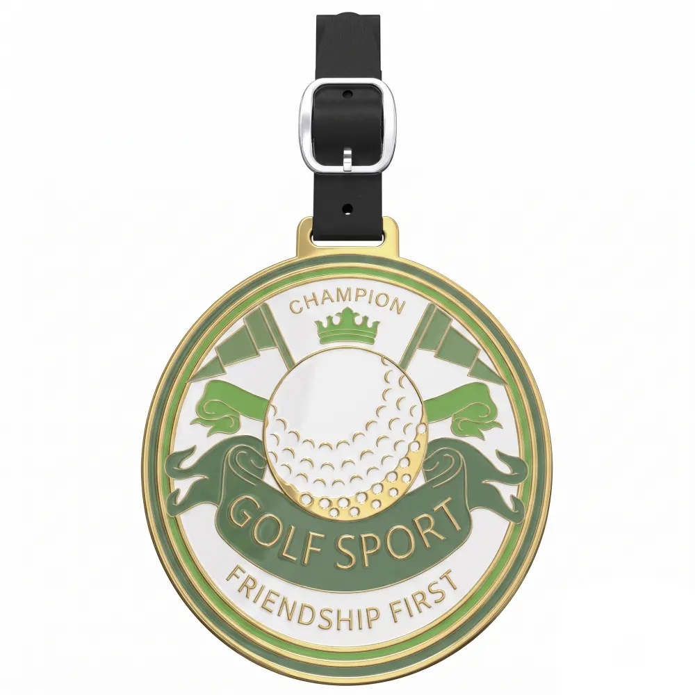 Soft Enamel Golf Bag Tags 1
