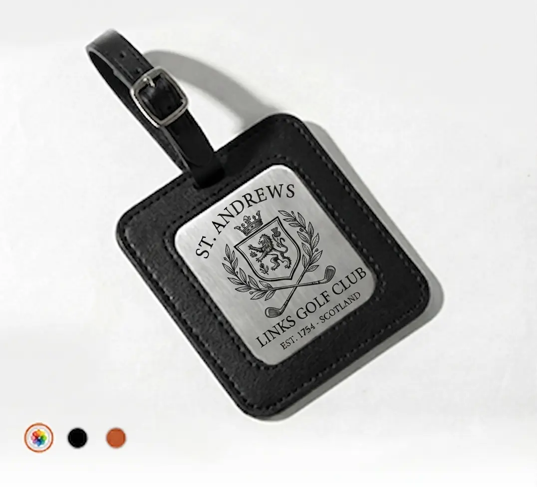 Square_Metal_Plate_Leather_Golf_Bag_Tag
