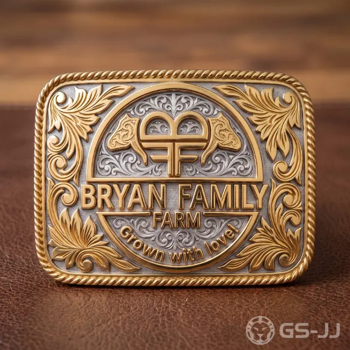 Two-Tone Gold Silver Custom Name Belt Buckles Two-Tone Gold Silver Custom Name Belt Buckles