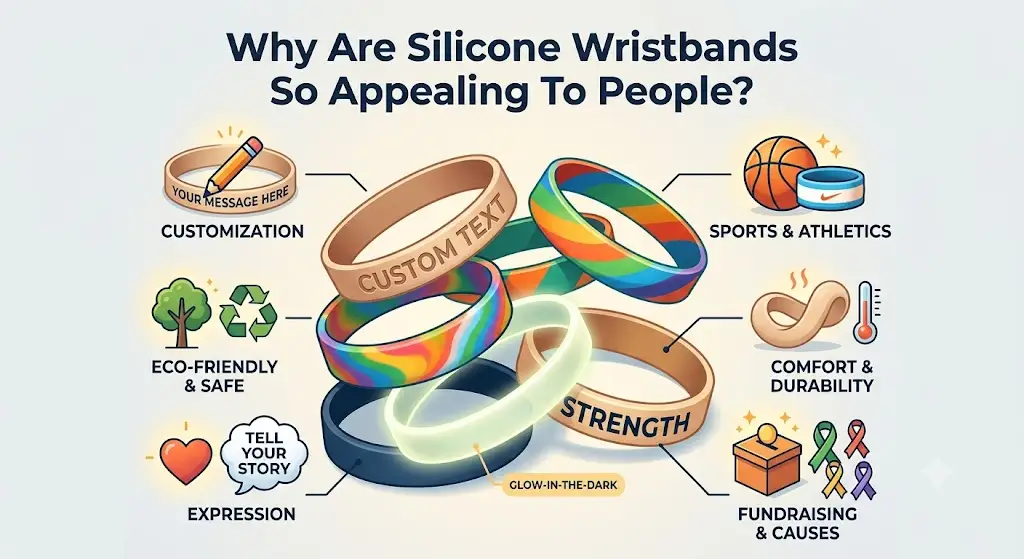 Why Are Silicone Wristbands So Appealing To People?