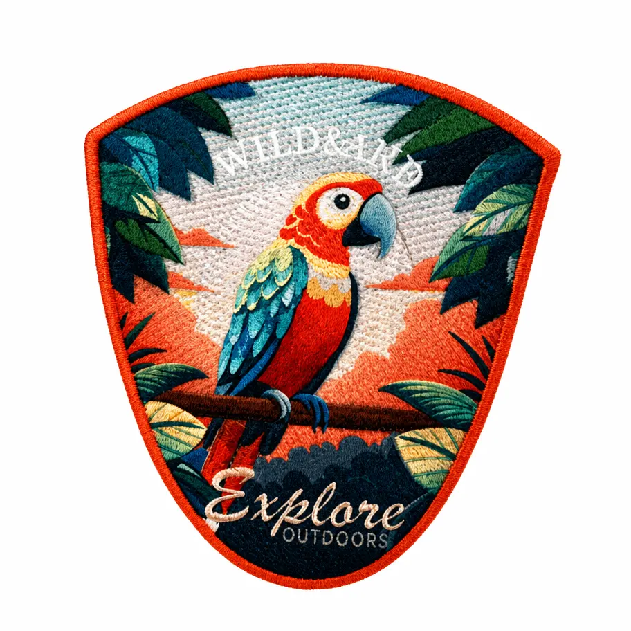 Custom Full Embroidered + Full Printed Patches