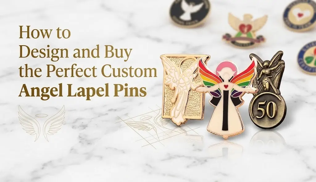How to Design and Buy the Perfect Custom Angel Lapel Pins