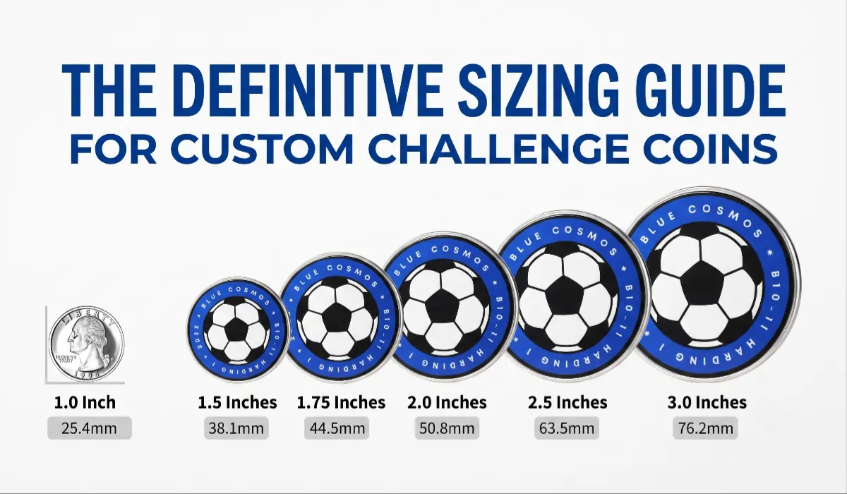  The Definitive Custom Challenge Coin Sizing Guide | GS-JJ