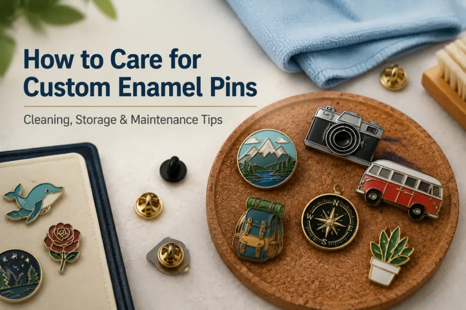 How to Care for Custom Enamel Pins: Cleaning, Storage & Maintenance Tips