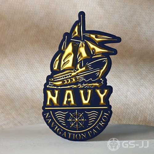 Navy Navigation Sailboat TPU Patch Navy Navigation Sailboat TPU Patch