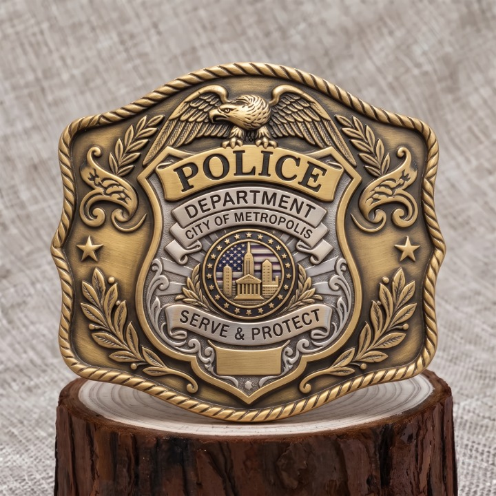 Eagle Police Badge Police Belt Buckle