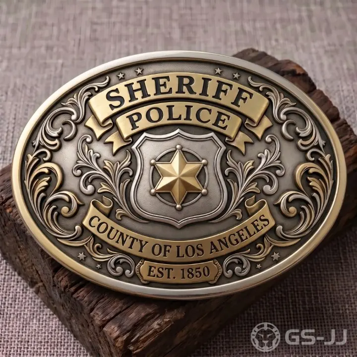 Los Angeles Sheriff Star Police Belt Buckle Los Angeles Sheriff Star Police Belt Buckle