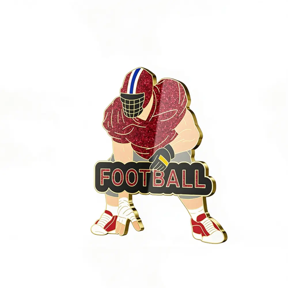 Glitter Color Enamel Pins