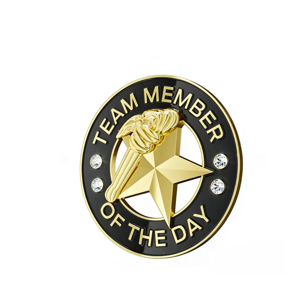 Rhinestone Enamel Pins