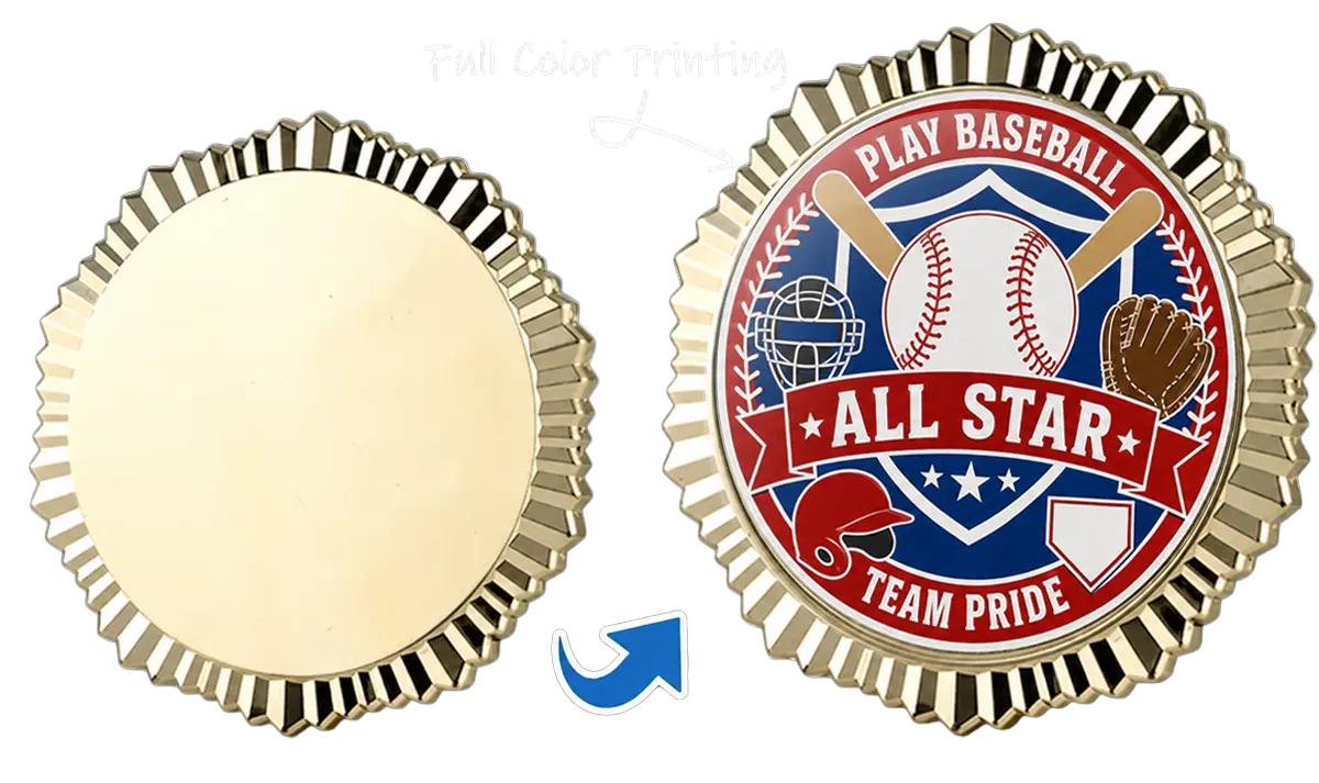 All Star Team Pride Baseball Challenge Coins All Star Team Pride Baseball Challenge Coins