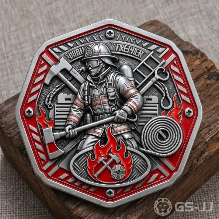 Flame Tools Firefighter Belt Buckle Flame Tools Firefighter Belt Buckle