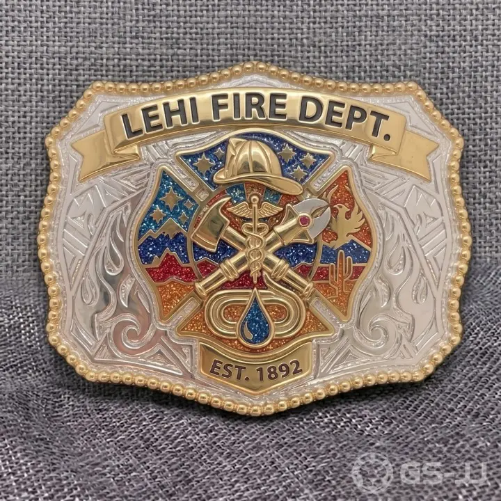 Maltese Cross Firefighter Belt Buckle Maltese Cross Firefighter Belt Buckle