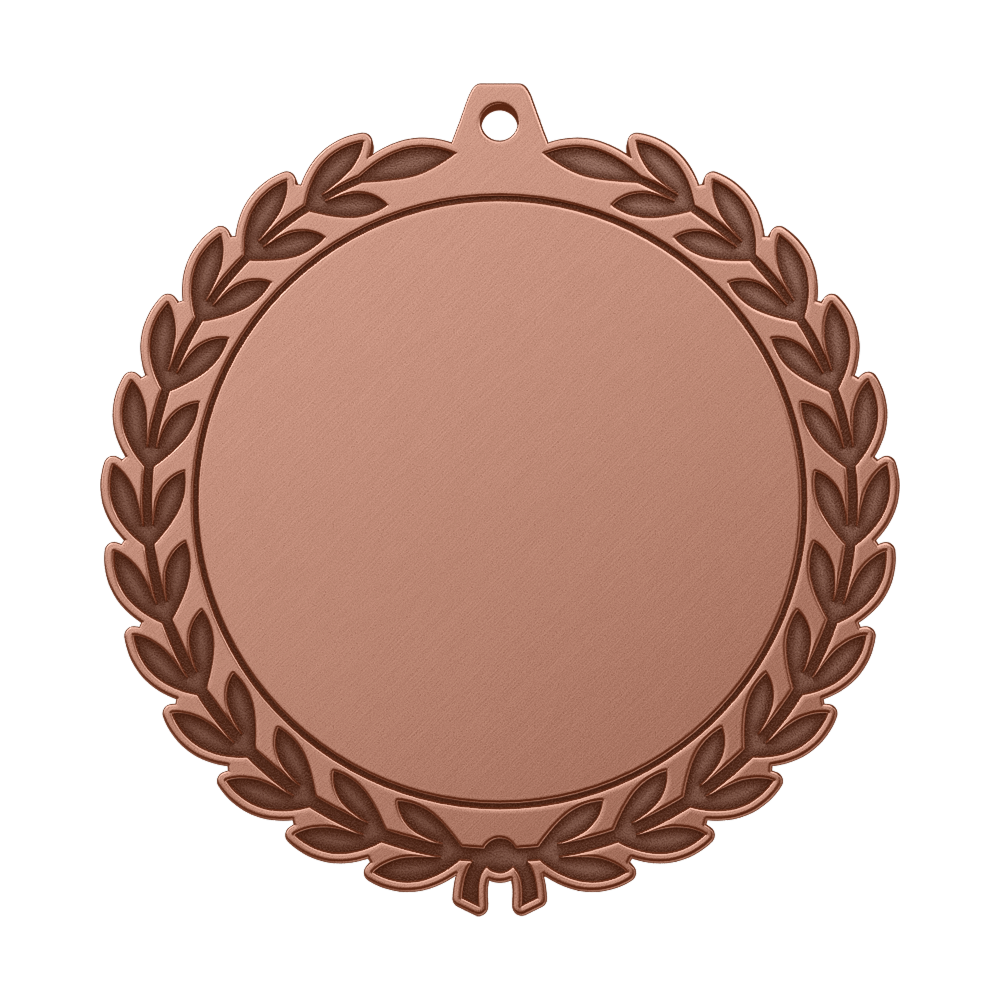 5K Fun Run Medal Antique Copper 5K Fun Run Medal Antique Copper