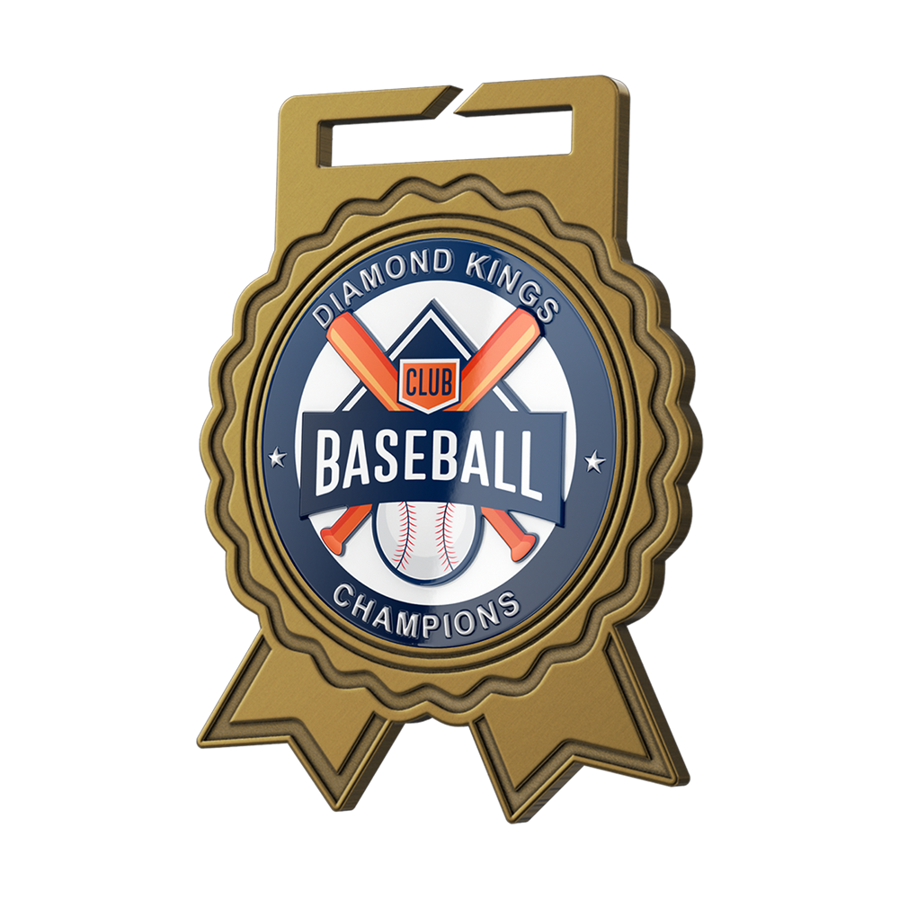 Baseball Championship Medals Detail