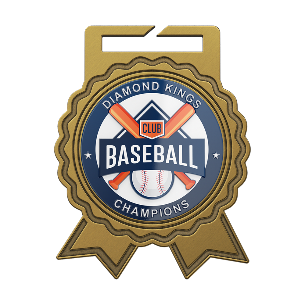 Baseball Championship Medals Front