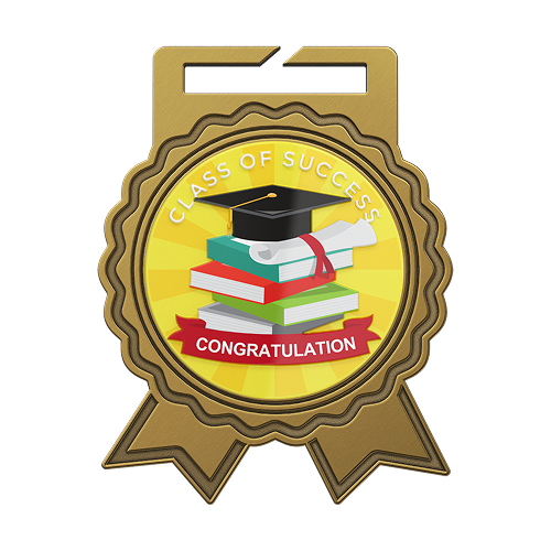 Custom Graduation Academic Medal
